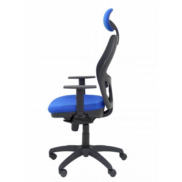 Sedia Ufficio con Poggiatesta Jorquera Piqueras y Crespo 15SNBALI229C Azzurro - Image 4