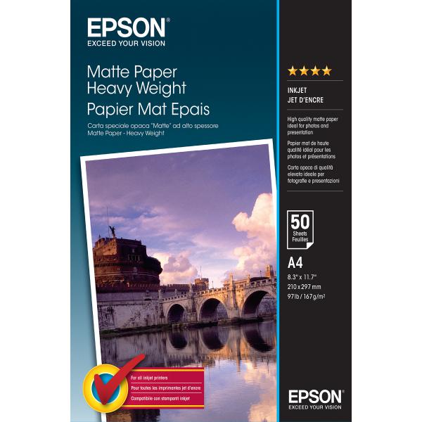 Nastro Laminato per Etichettatrici Epson Bianco (50 Unità)