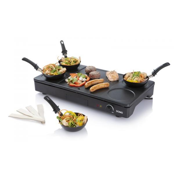 Piastra da Cucina DOMO DO8712W noir 1000 W
