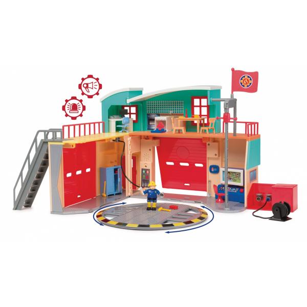 Playset Smoby Caserne de Pompiers Électronique
