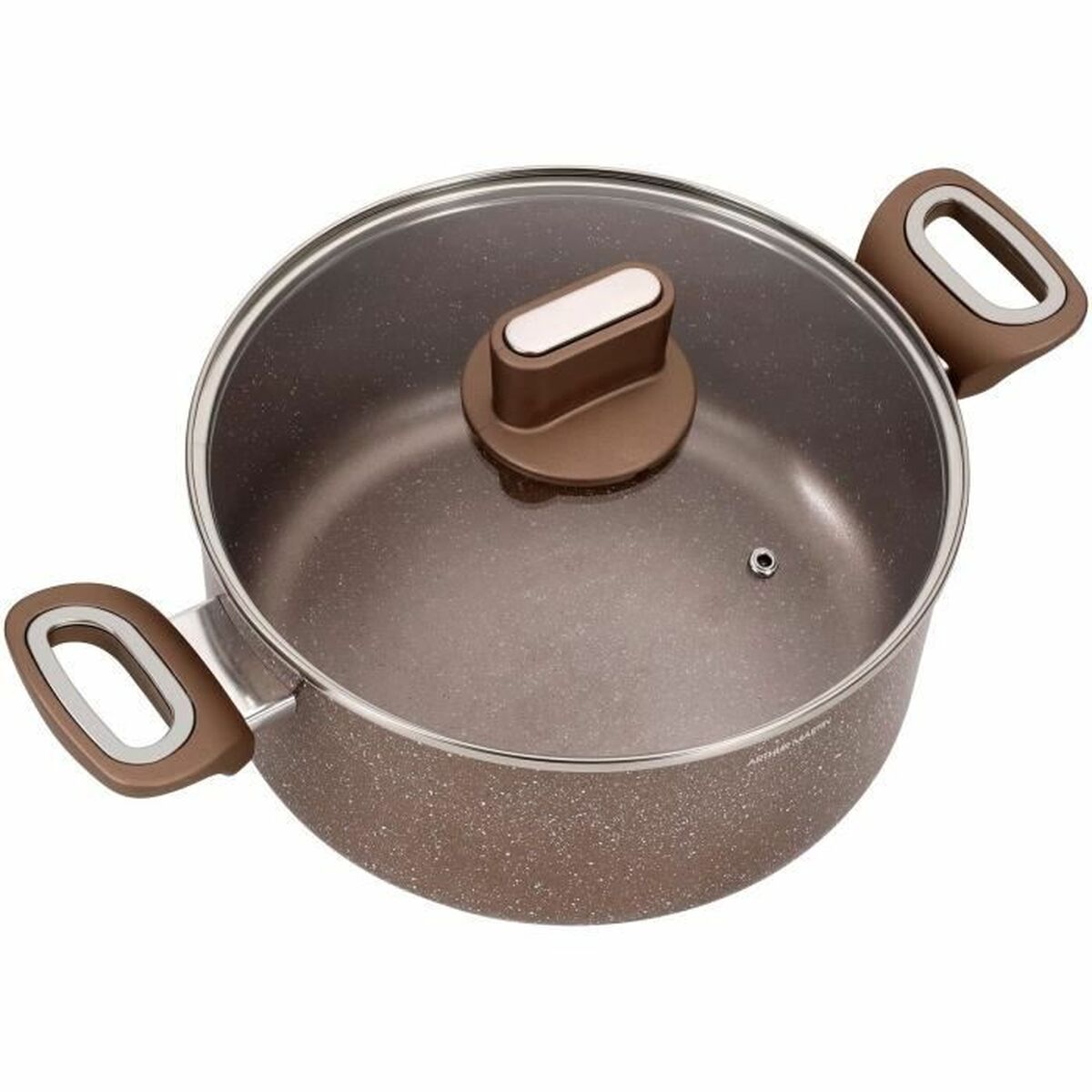 Casseruola con coperchio Arthur Martin Rosa 6 L 15 x 14 x 30 cm 2 Pezzi - Image 6