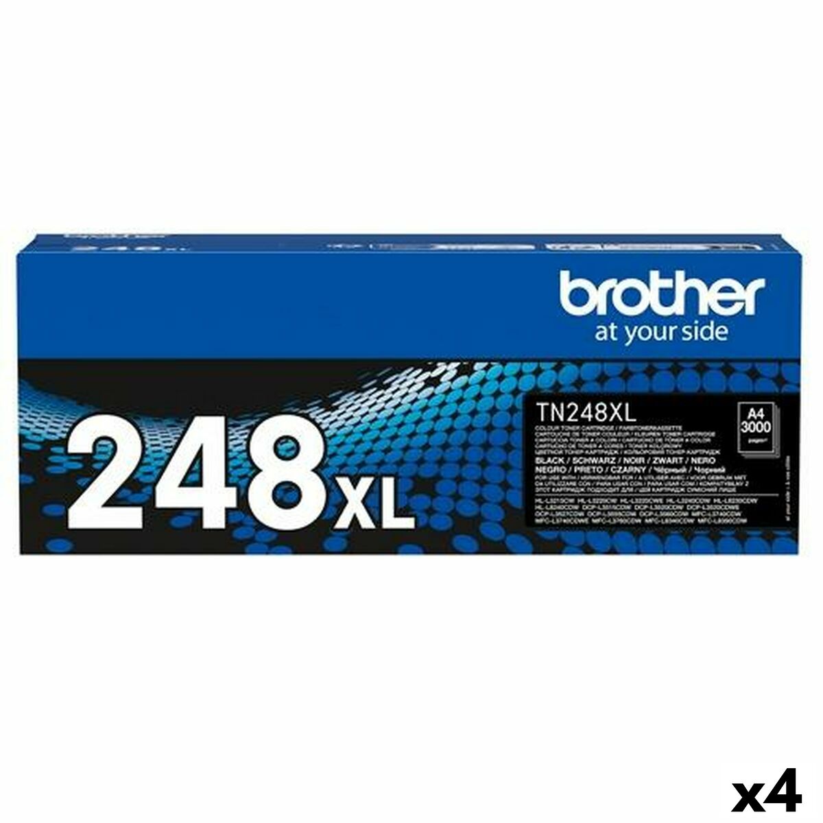 Toner Brother HLL3220CW, 3240CDW, DCPL3520CDW, 3560CDW, MFCL3740CDW, 3760CDW, HLL8230CDW, 8240CDW, MFCL8340CDW, 8390CDW Nero (4