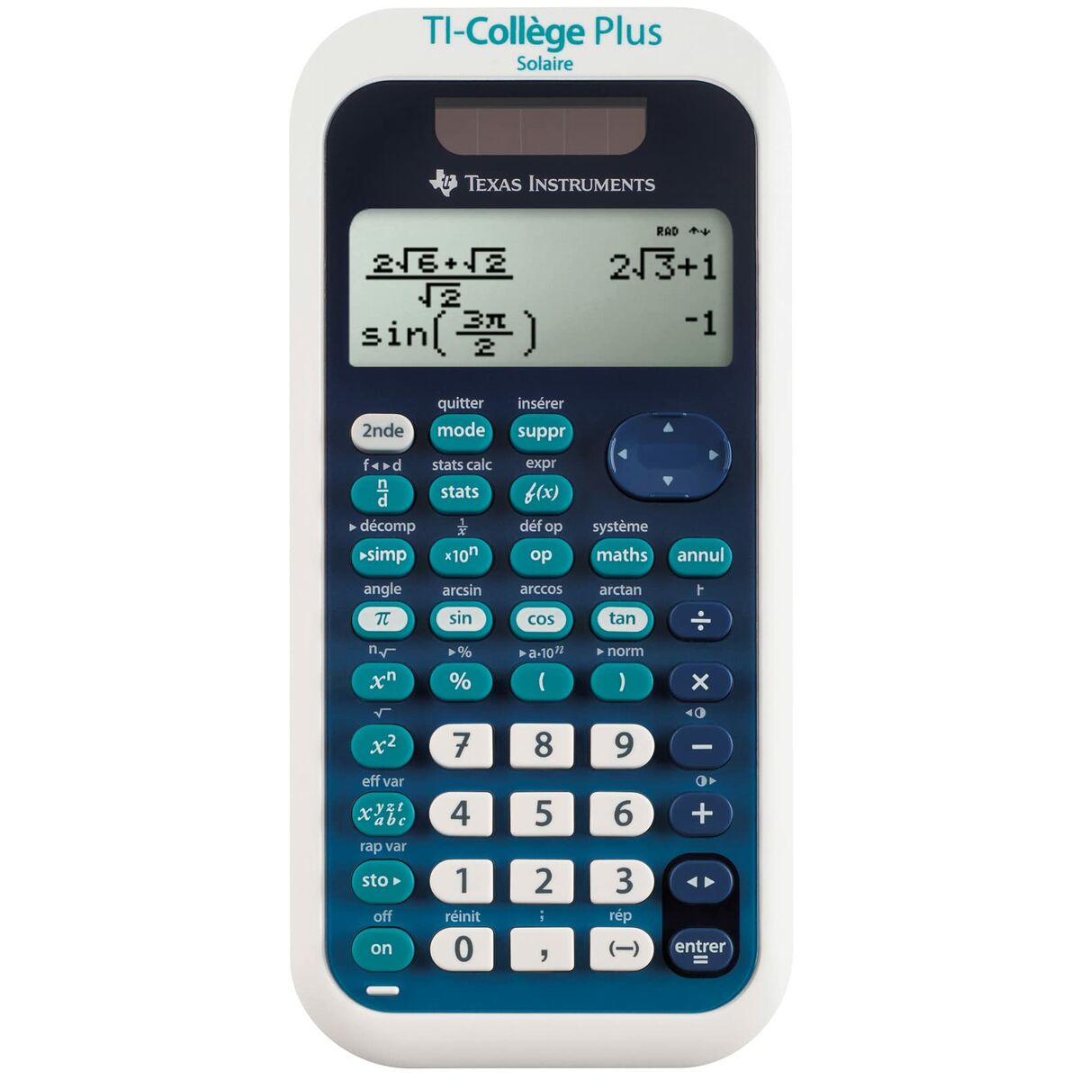 Calcolatrice scientifica Texas Instruments TI College Plus Azzurro