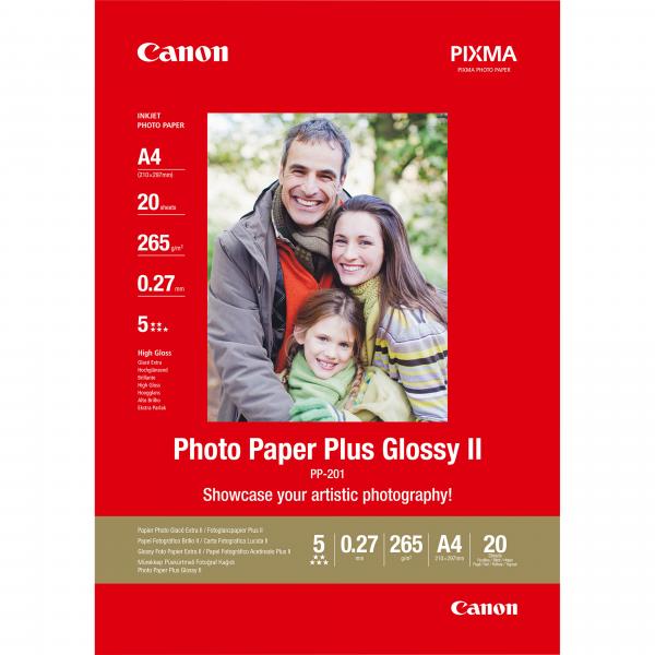 Carta Fotografica Lucida Canon Plus Glossy II A4