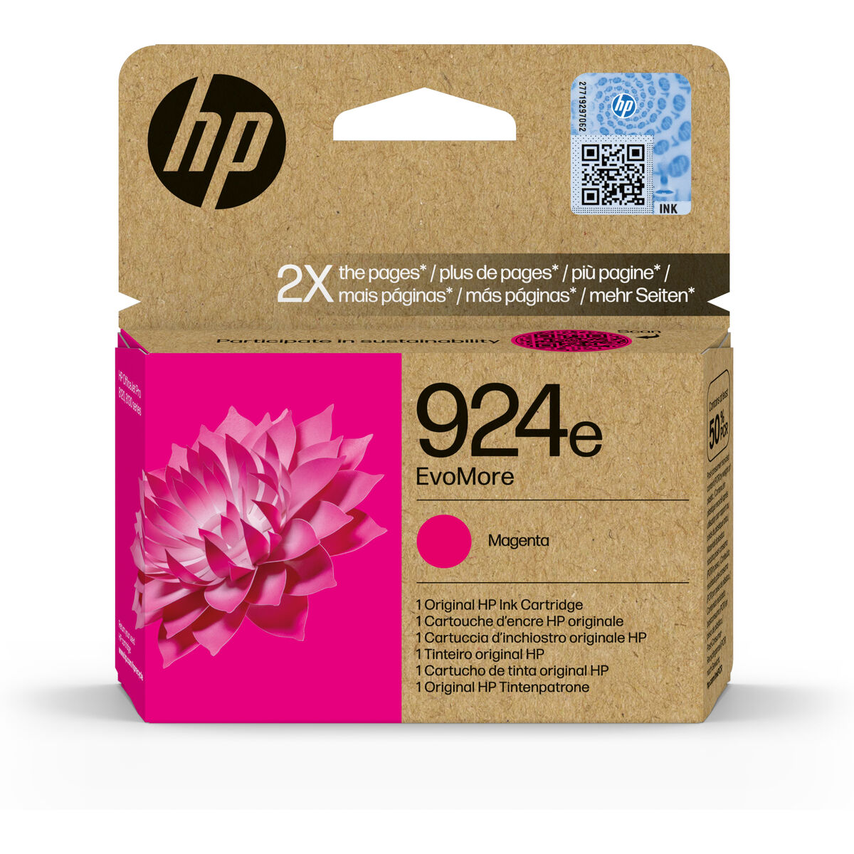 Cartuccia ad Inchiostro Originale HP 4K0U8NE Magenta (1 Unità)