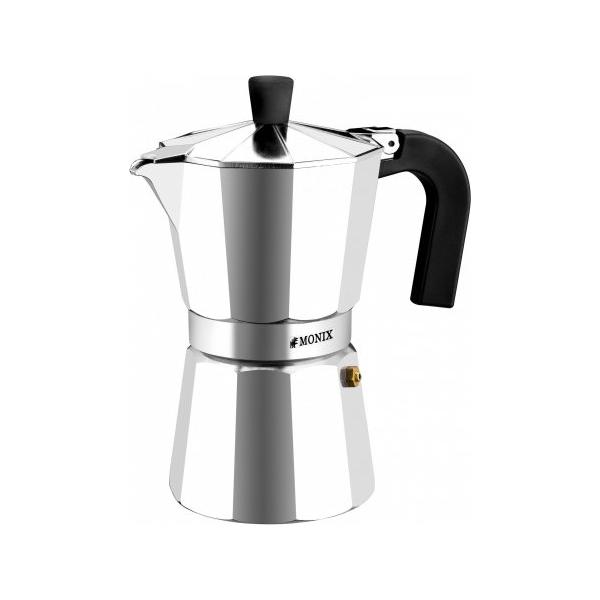 Caffettiera Italiana Monix Braisogona_M620006 Argento Alluminio 6 Tazze