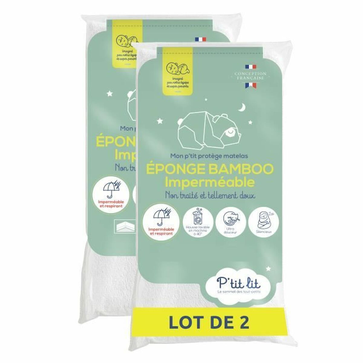 Paracolpi per culla P'TIT LIT Bianco 25 Pezzi (25 Unità)