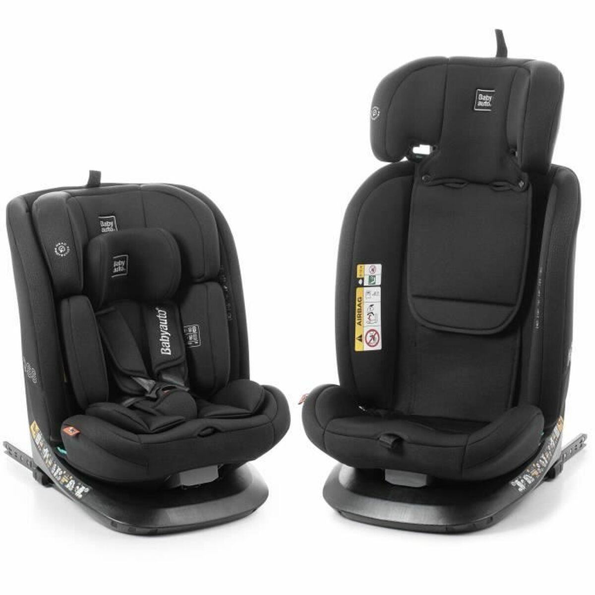 Seggiolino Auto Babyauto ACROSS Nero 0 (de 0 a 10 kilos) I (9 - 18 kg) II (15-25 kg) III (22 - 36 kg) Per bambini ECE R129/04 - Image 3