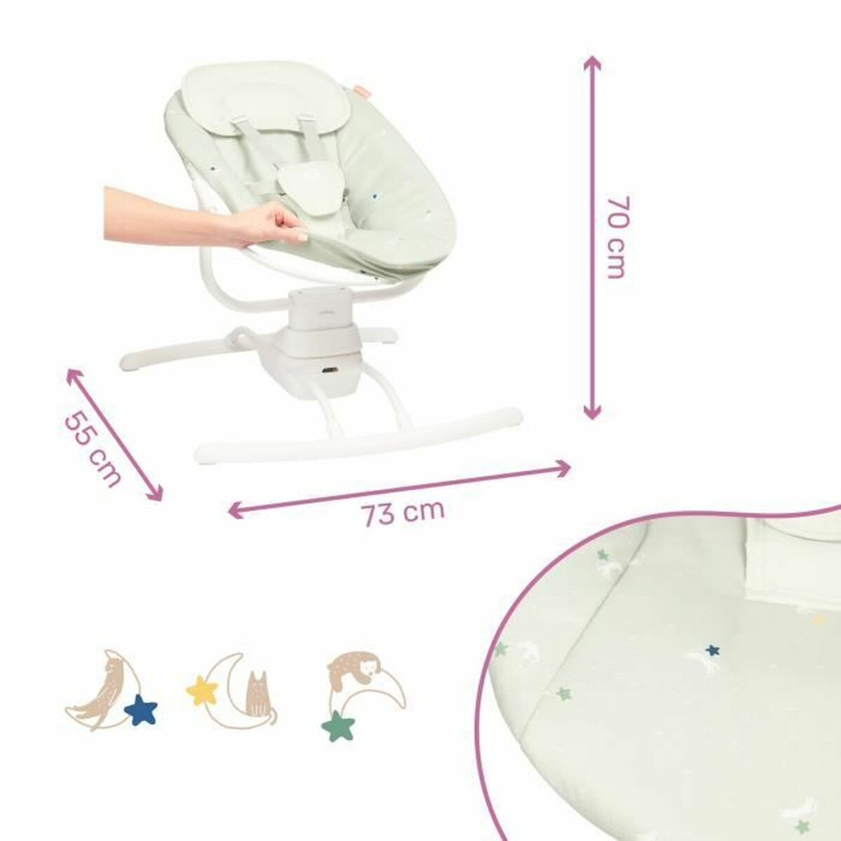 Amaca per Neonati Badabulle B012306 - Image 5