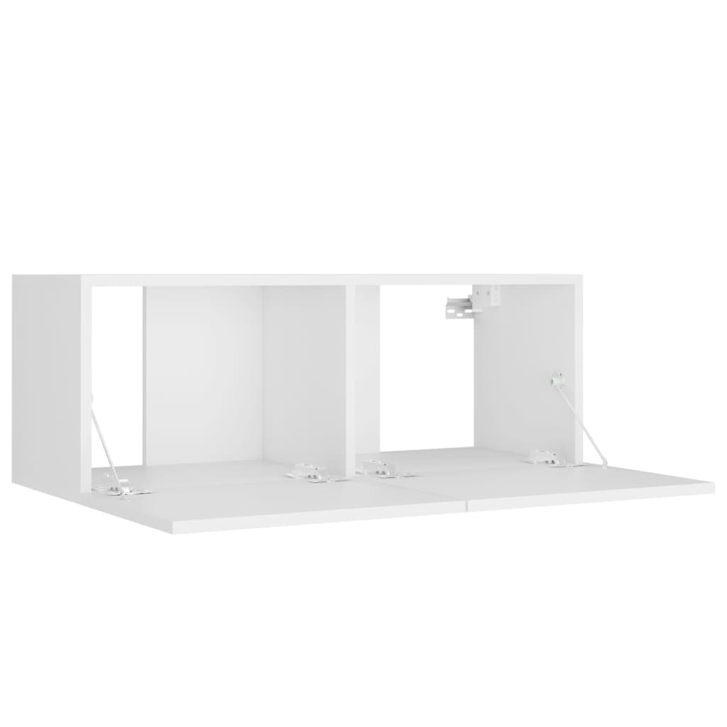 vidaXL Ensemble de meubles TV 8 pcs Blanc Bois d'ingénierie - Image 6