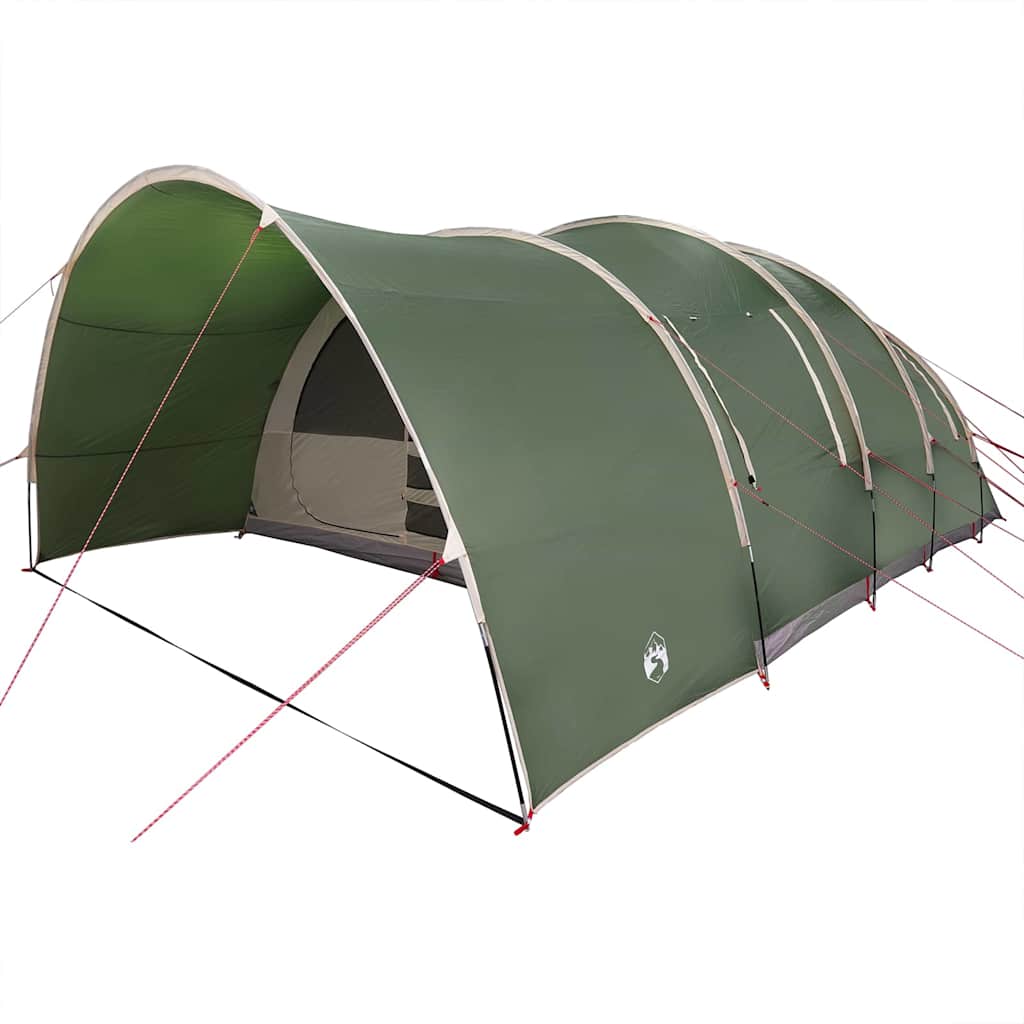 vidaXL Tente tunnel avec toit avec stockage Vert 710 x 460 x 245 cm - Image 4