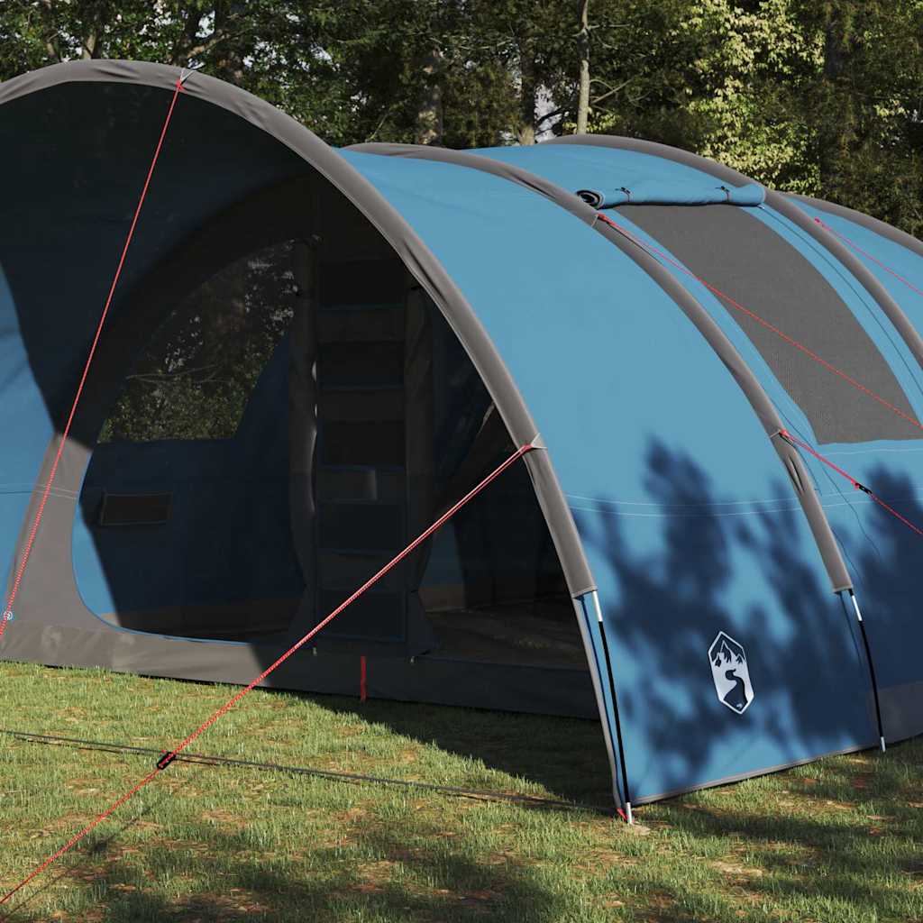 vidaXL Tente tunnel avec toit avec stockage Bleu 710 x 460 x 245 cm - Image 3