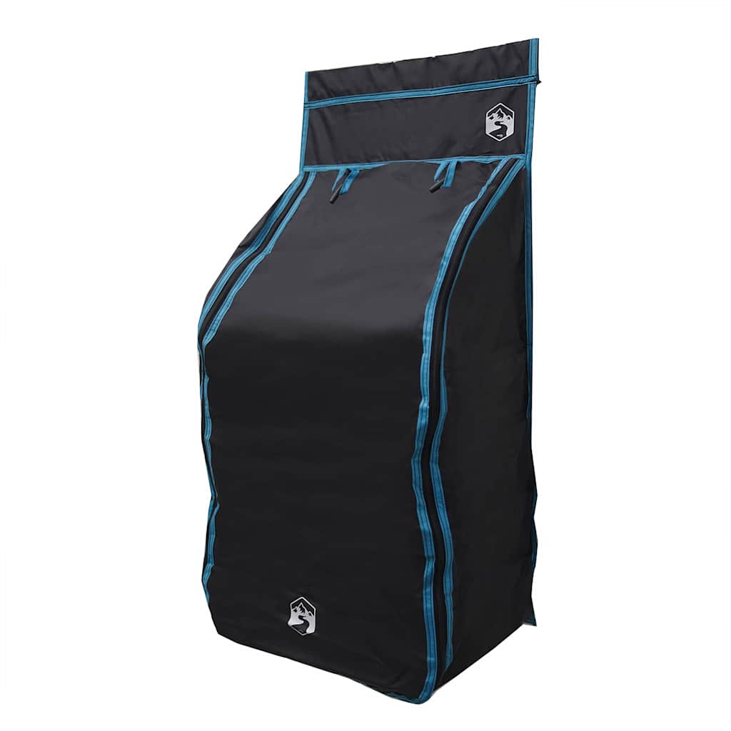 vidaXL Organisateur de tente suspendu 10 poches Noir 40,5 x 25 x 80 cm - Image 6