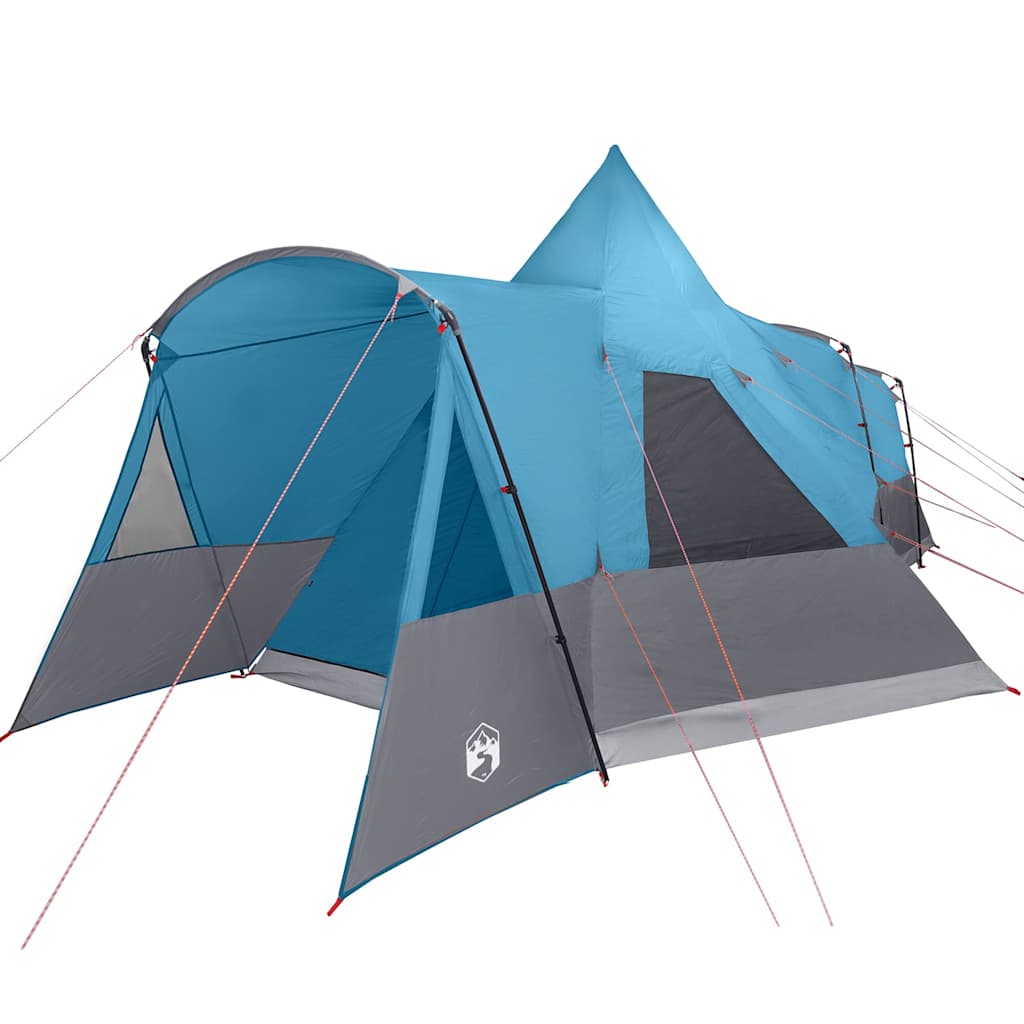 vidaXL Tente tipi avec toit avec stockage Bleu 720 x 465 x 295 cm - Image 4