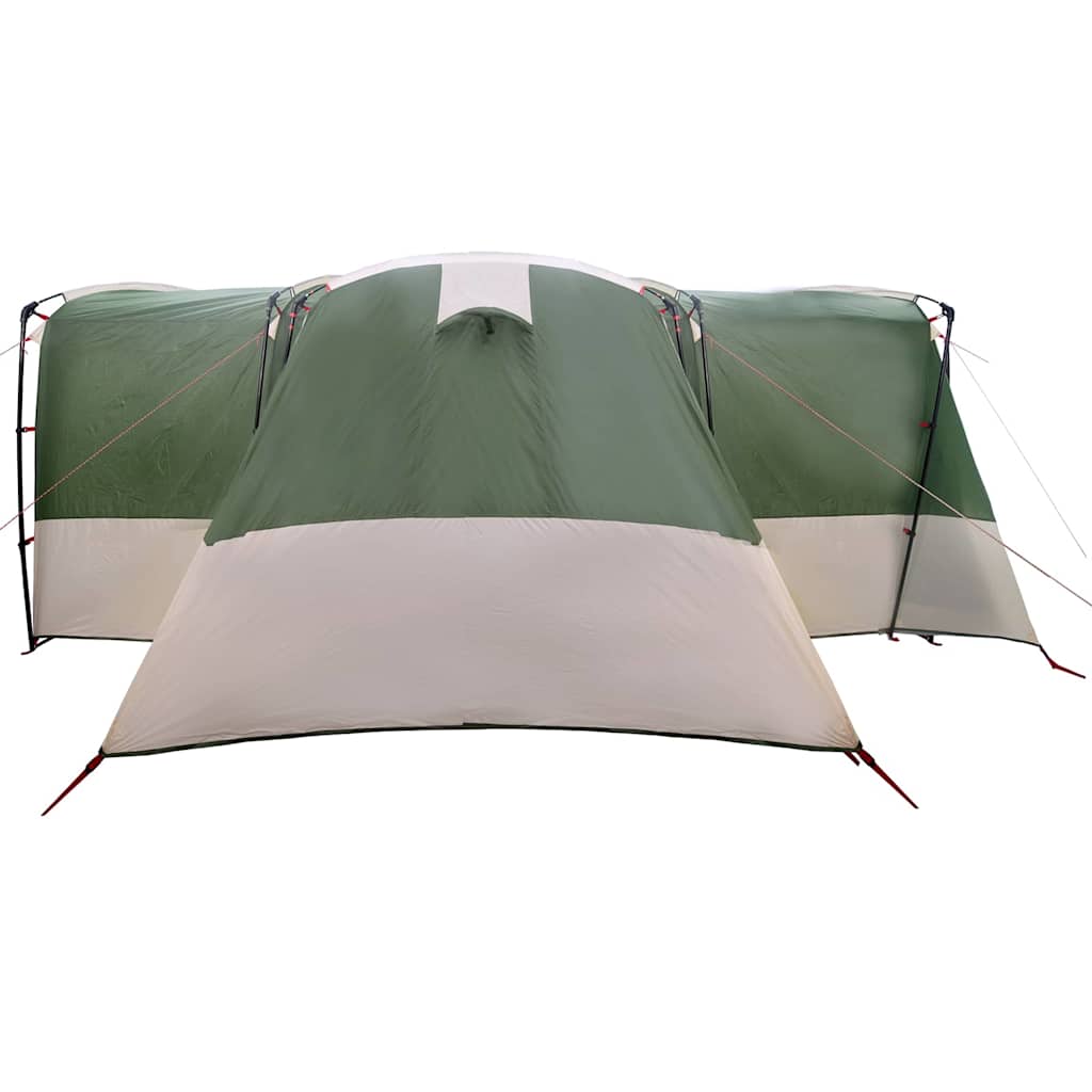 vidaXL Tente familiale avec toit Vert et blanc 760 x 645 x 230 cm - Image 5