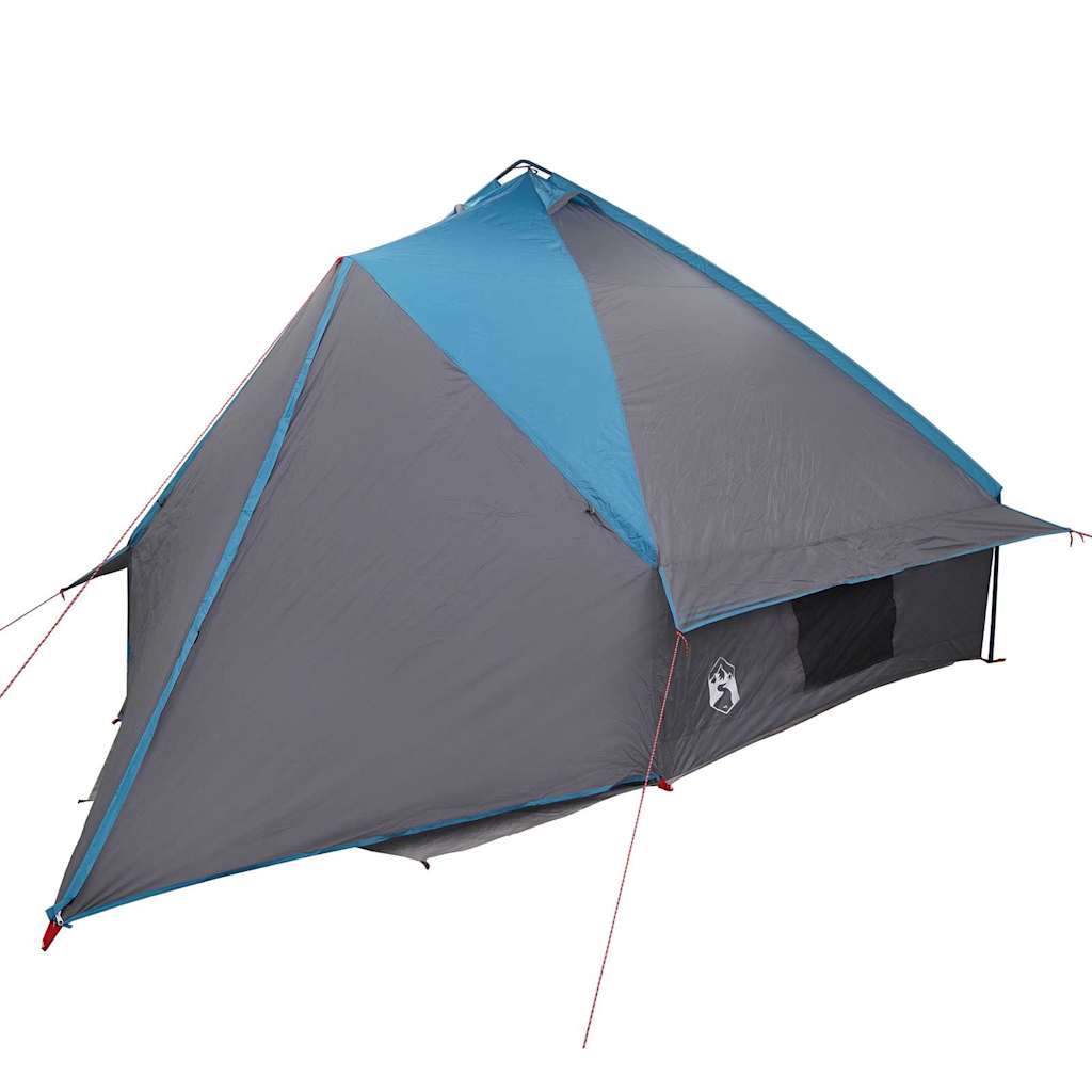vidaXL Tente tipi avec toit avec évent Bleu et gris 490 x 410 x 210 cm - Image 4