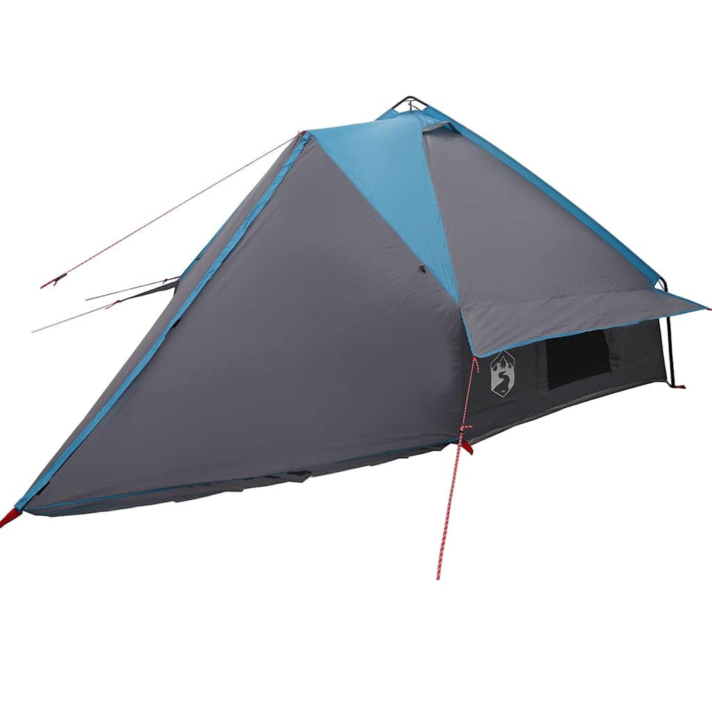 vidaXL Tente tipi avec toit avec évent Bleu et gris 490 x 410 x 210 cm - Image 4