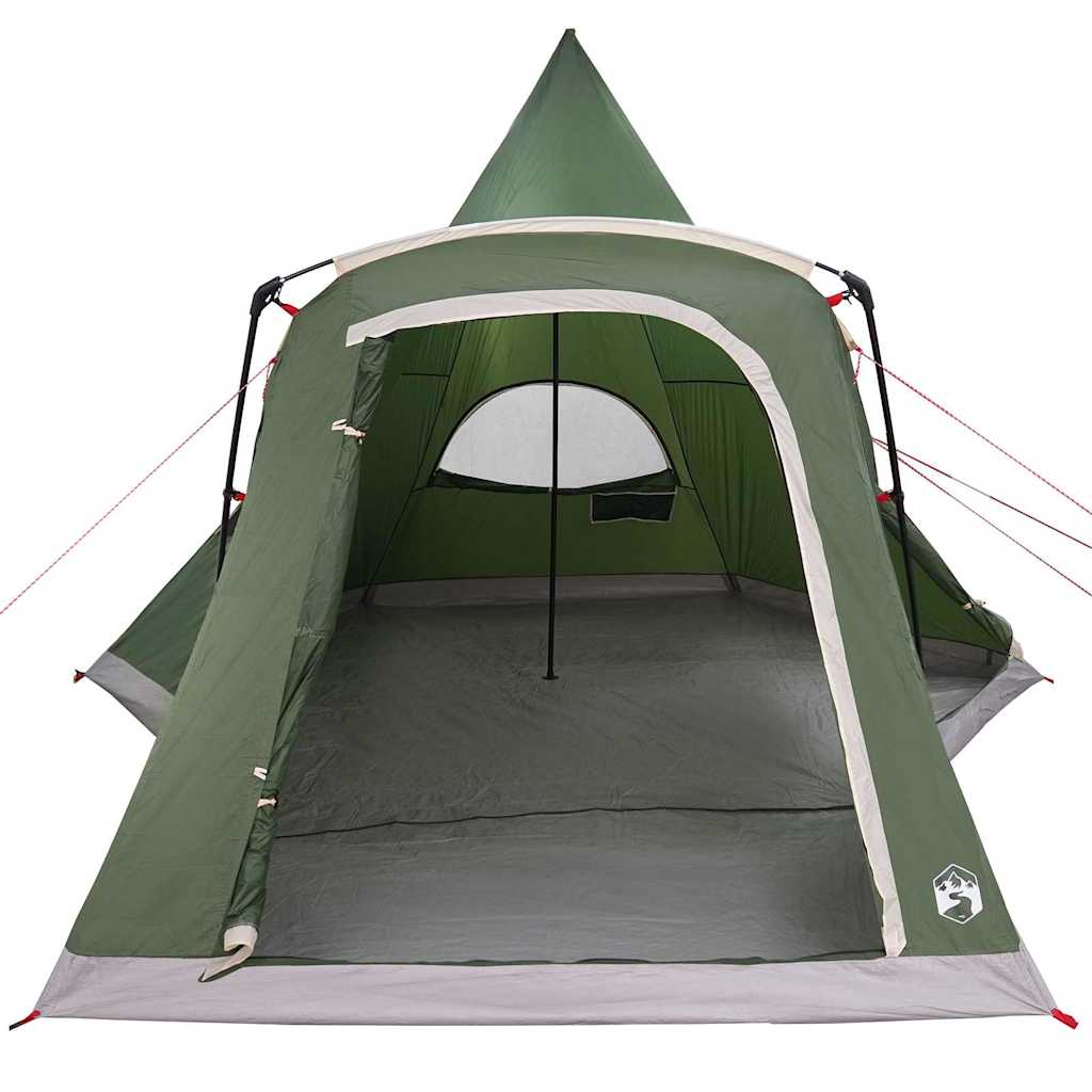 vidaXL Tente tipi avec toit avec stockage Vert 545 x 450 x 295 cm - Image 5
