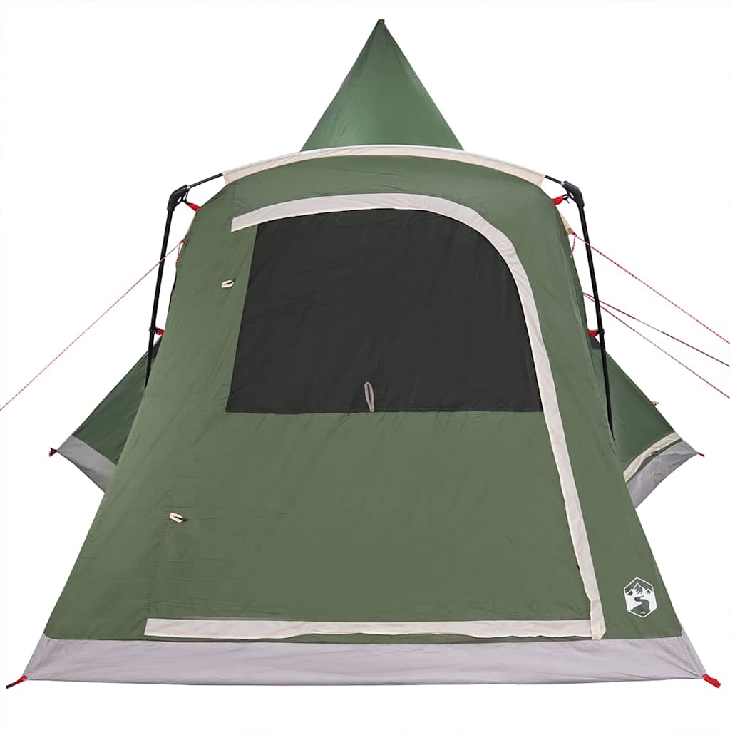 vidaXL Tente tipi avec toit avec stockage Vert 545 x 450 x 295 cm - Image 6