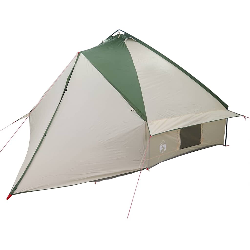 vidaXL Tente tipi avec toit Vert et blanc 490 x 410 x 210 cm - Image 4