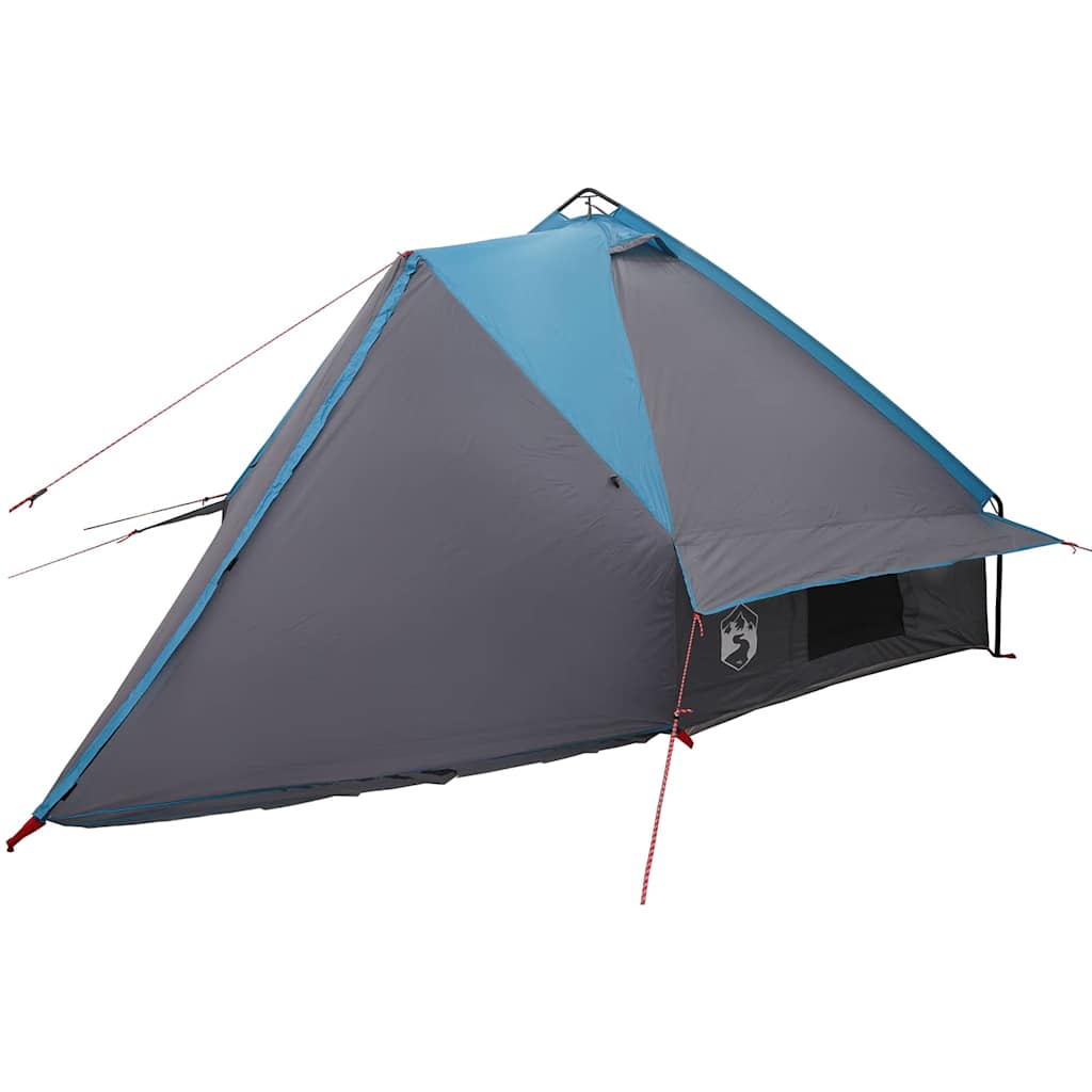 vidaXL Tente tipi avec toit avec évent Bleu et gris 490 x 410 x 210 cm - Image 4