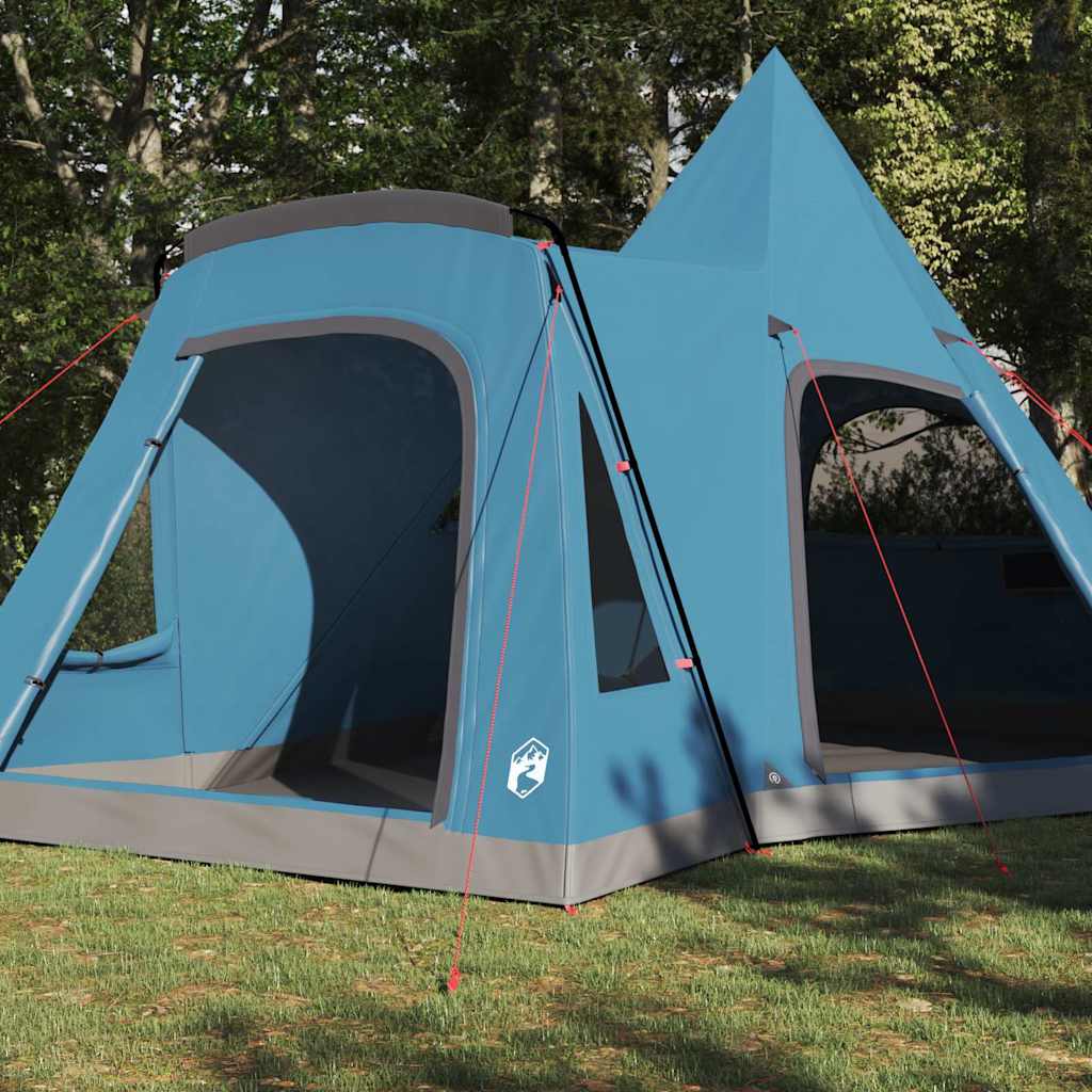 vidaXL Tente tipi avec toit avec stockage Bleu 545 x 450 x 295 cm - Image 3