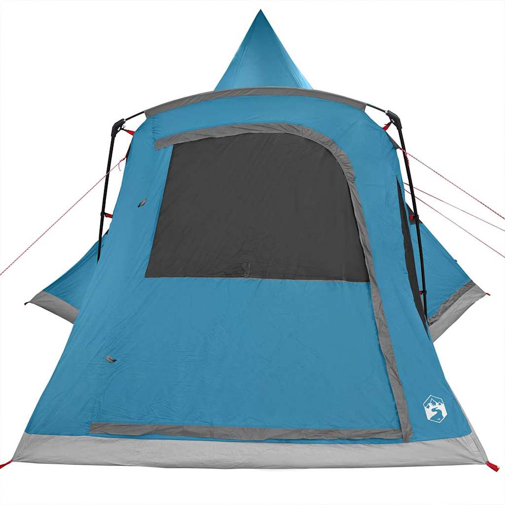 vidaXL Tente tipi avec toit avec stockage Bleu 545 x 450 x 295 cm - Image 6