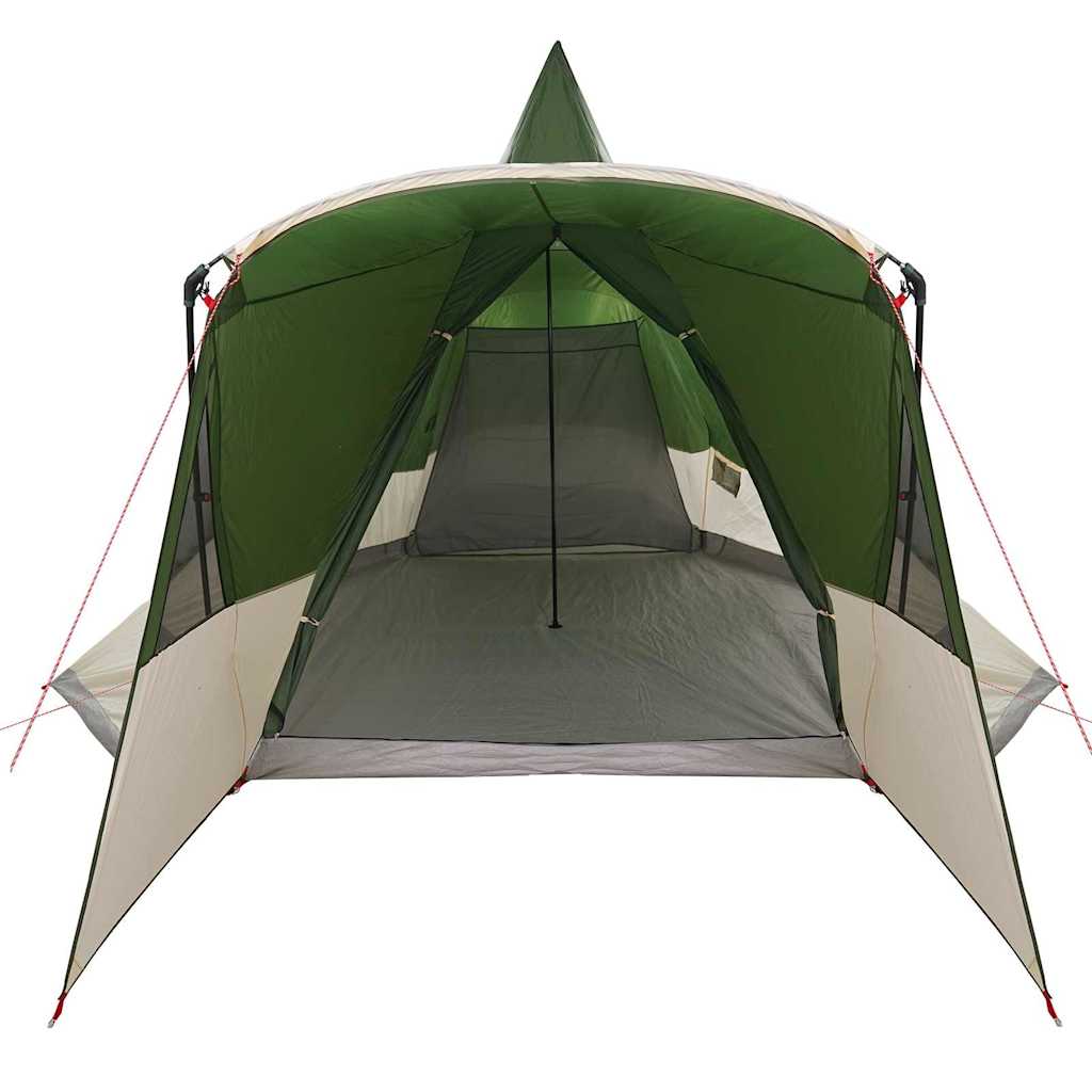 vidaXL Tente tipi avec toit avec stockage Vert 720 x 465 x 295 cm - Image 5