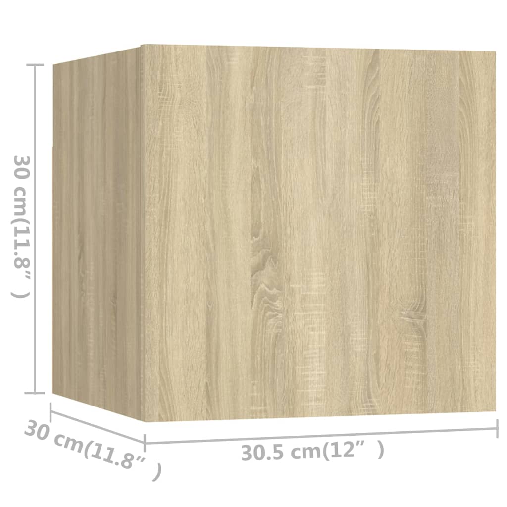vidaXL Juego de muebles de salón 6 piezas roble Sonoma - Image 6
