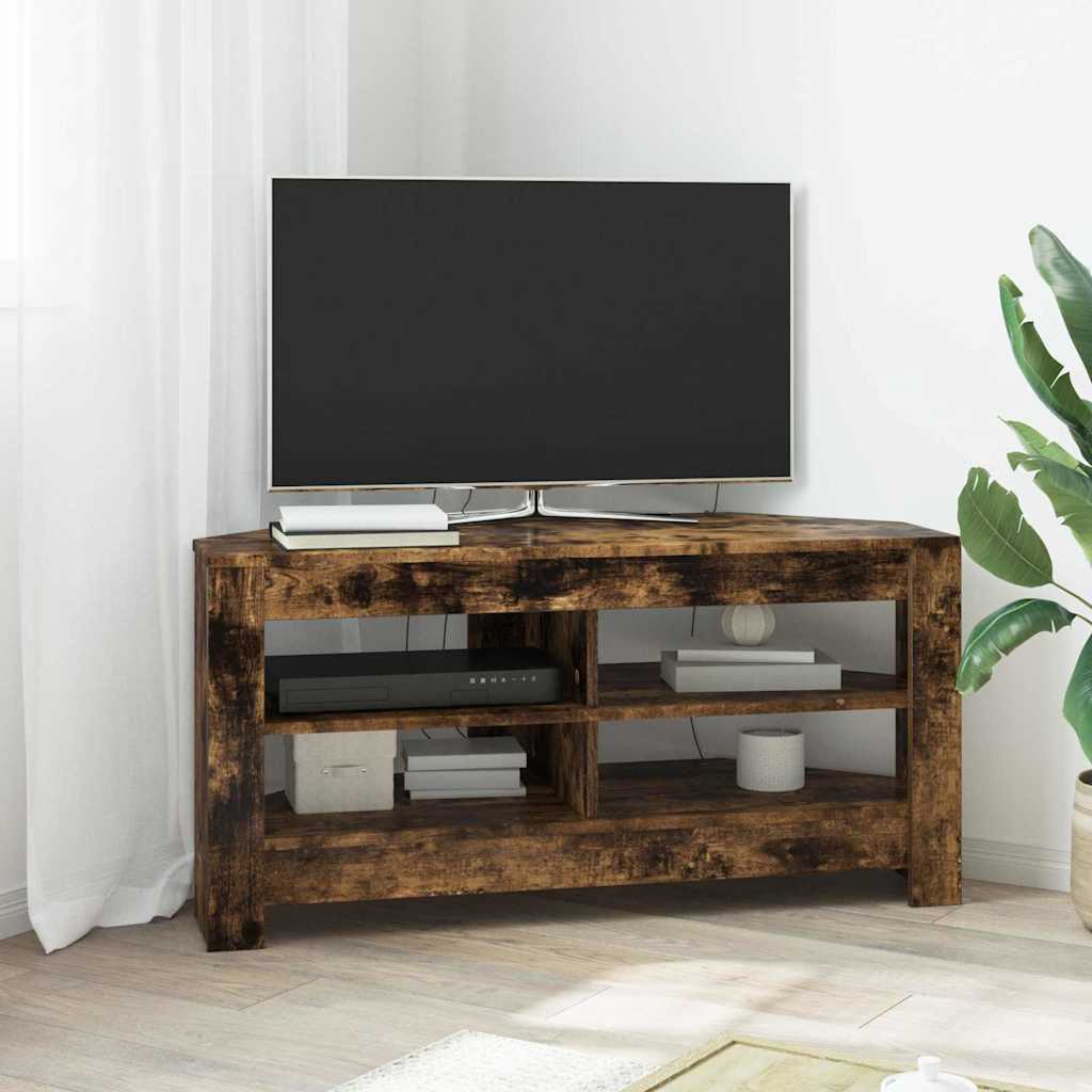 vidaXL MuebledeTVdeesquina Roble ahumado 102 x 40,5 x 45 cm