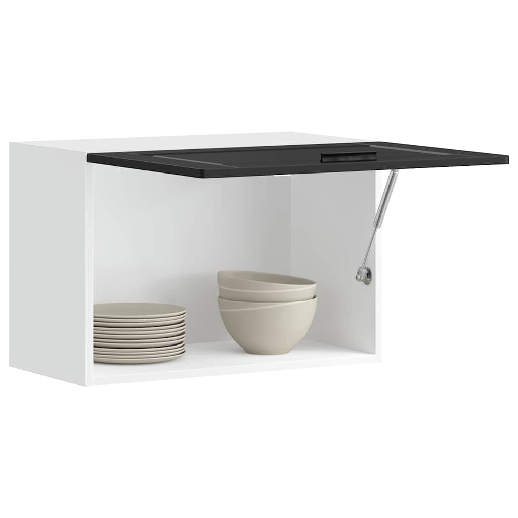 vidaXL Mueble de pared de cocina Porto madera contrachapada negra