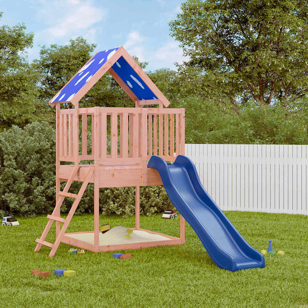 vidaXL Parque infantil de exterior madera maciza Douglas3156935
