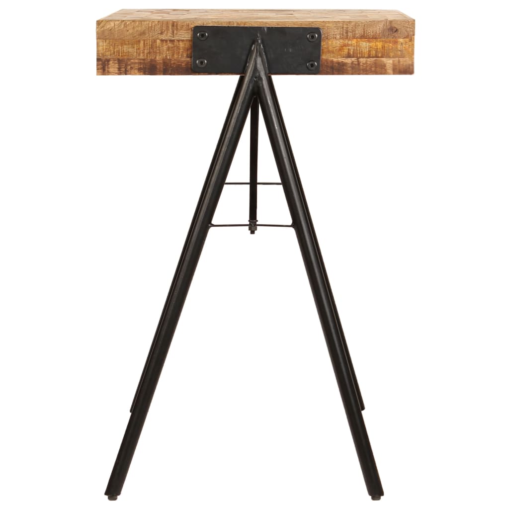 vidaXL Escritorio de madera maciza de mango 118x50x75 cm - Image 4