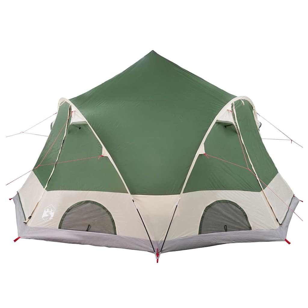 vidaXL Carpa de cúpula con techo Verde 505 x 450 x 248 cm - Image 6