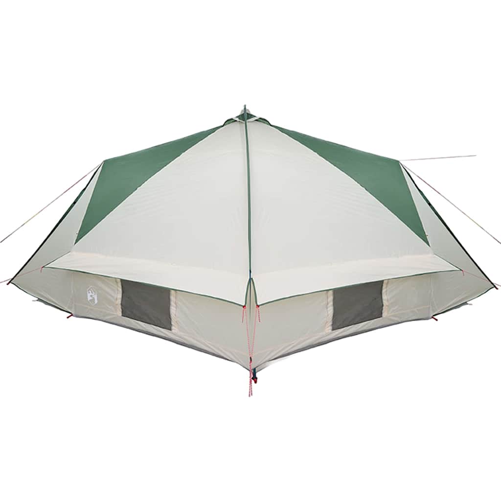 vidaXL Tienda tipi con techo Verde y 490 x 410 x 210 cm - Image 6