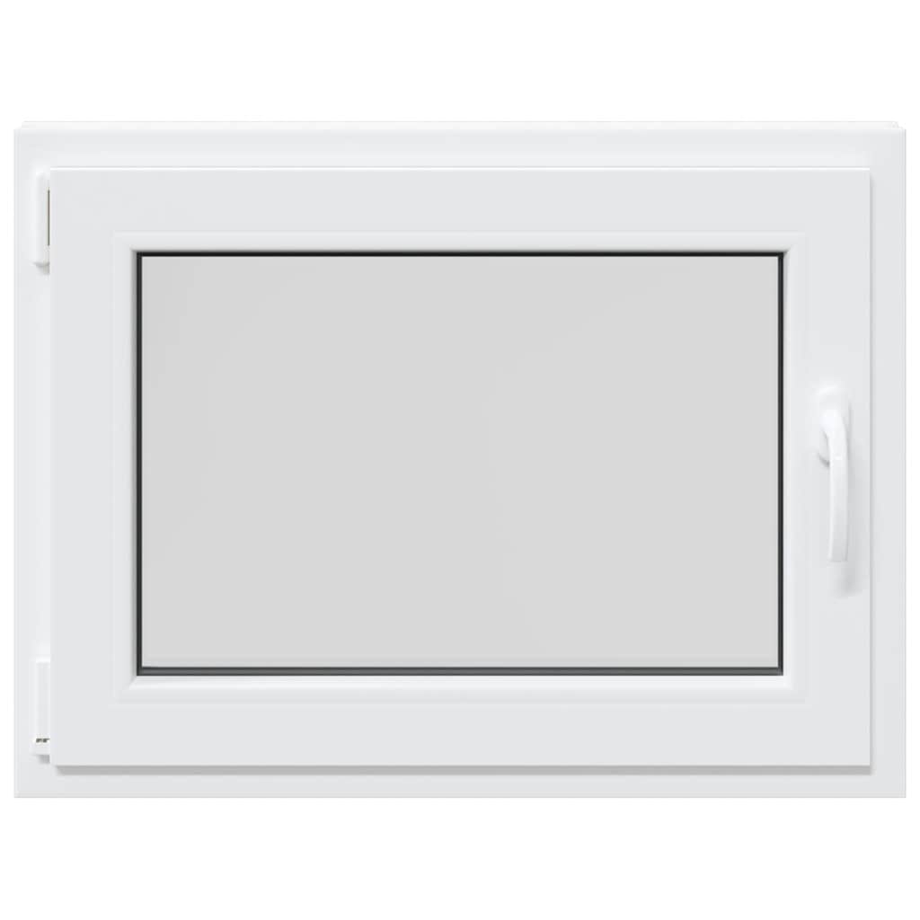 vidaXL Kellerfenster RISOR 80x60 cm Dreh Kipp DIN Links Weiß - Image 5