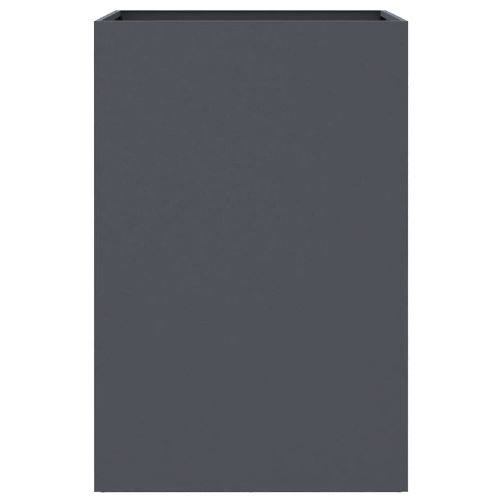 vidaXL Pflanzkübel Anthrazit 52x48x75 cm Stahl - Image 5