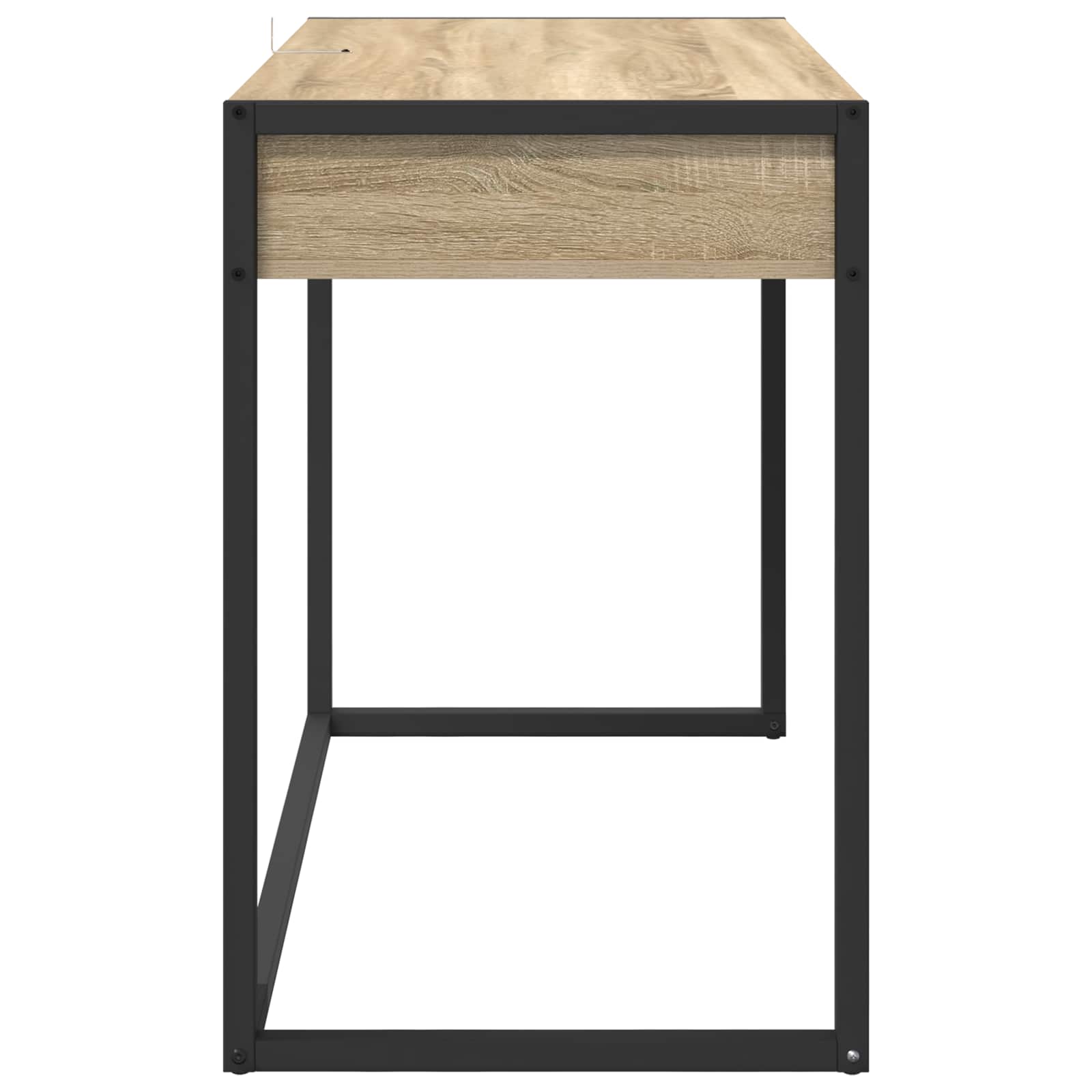 vidaXL Schreibtisch mit Speicher Sonoma 100 x 50 x 75 cm Holzwerkstoff - Image 6