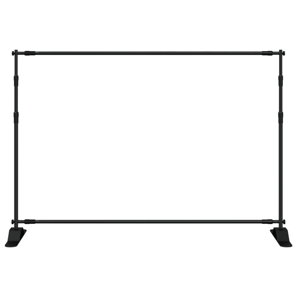 vidaXL Hintergrundstativ Schwarz 305x243 cm Stahl - Image 3