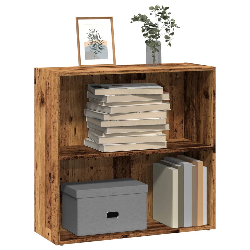 vidaXL Bücherregal Altholz-Optik 80x30x77 cm Holzwerkstoff