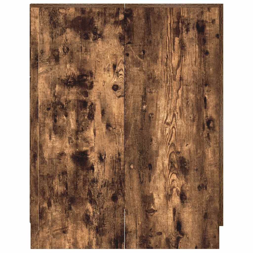 vidaXL Waschmaschinenschrank Räuchereiche 71x71,5x91,5 cm - Image 5