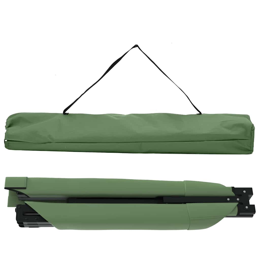 vidaXL Lit de camping pliant Amy jaune Tissu Oxford - Image 6