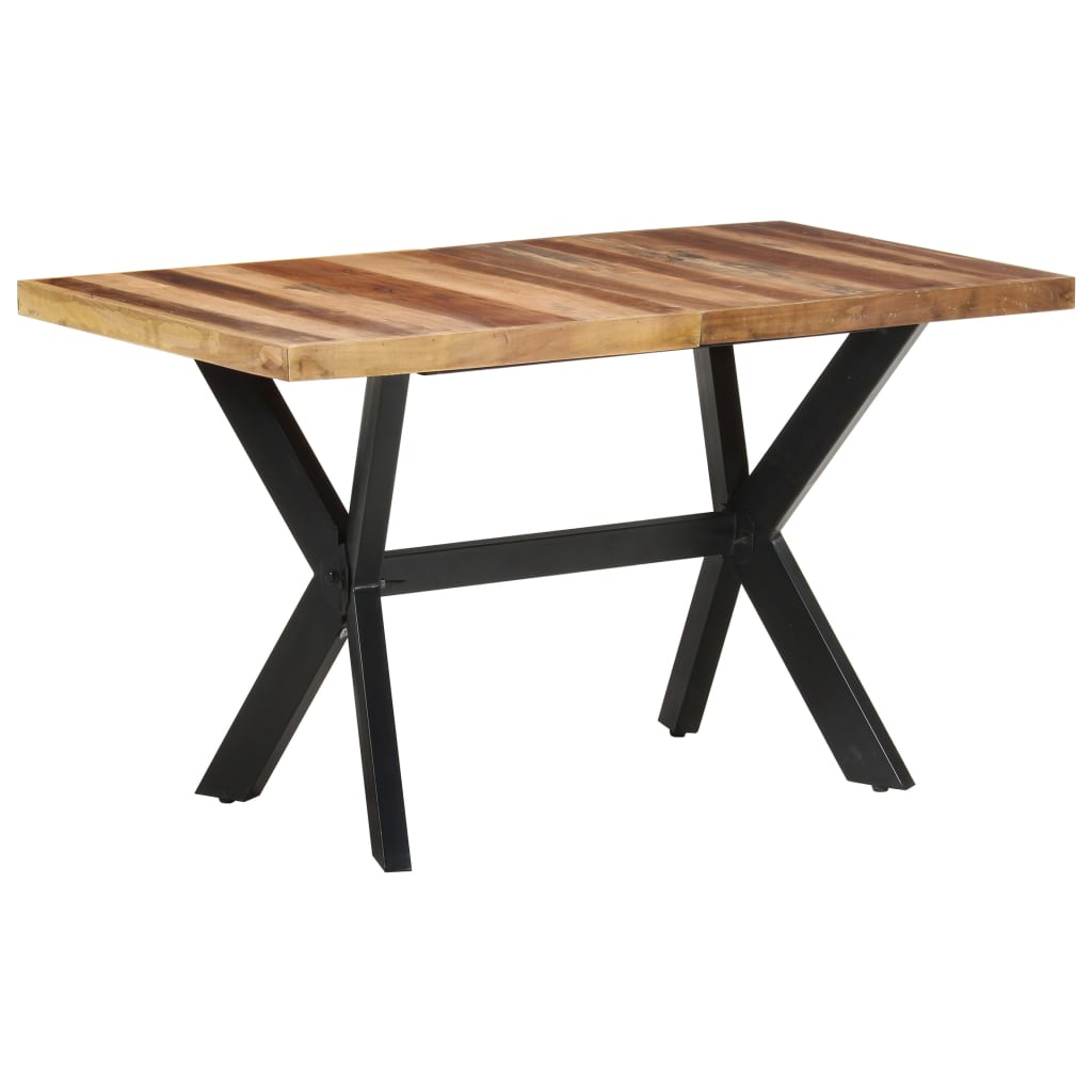 vidaXL Mesa de comedor de madera acacia acabado miel 140x70x75 cm