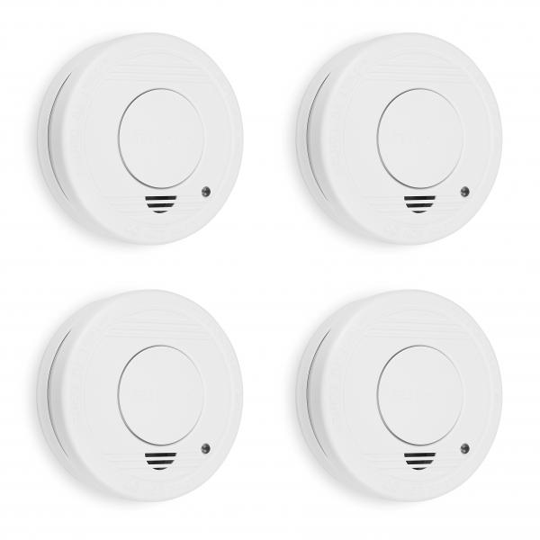 Rilevatore di Fumo Smartwares 10.100.41 (4 Unità)