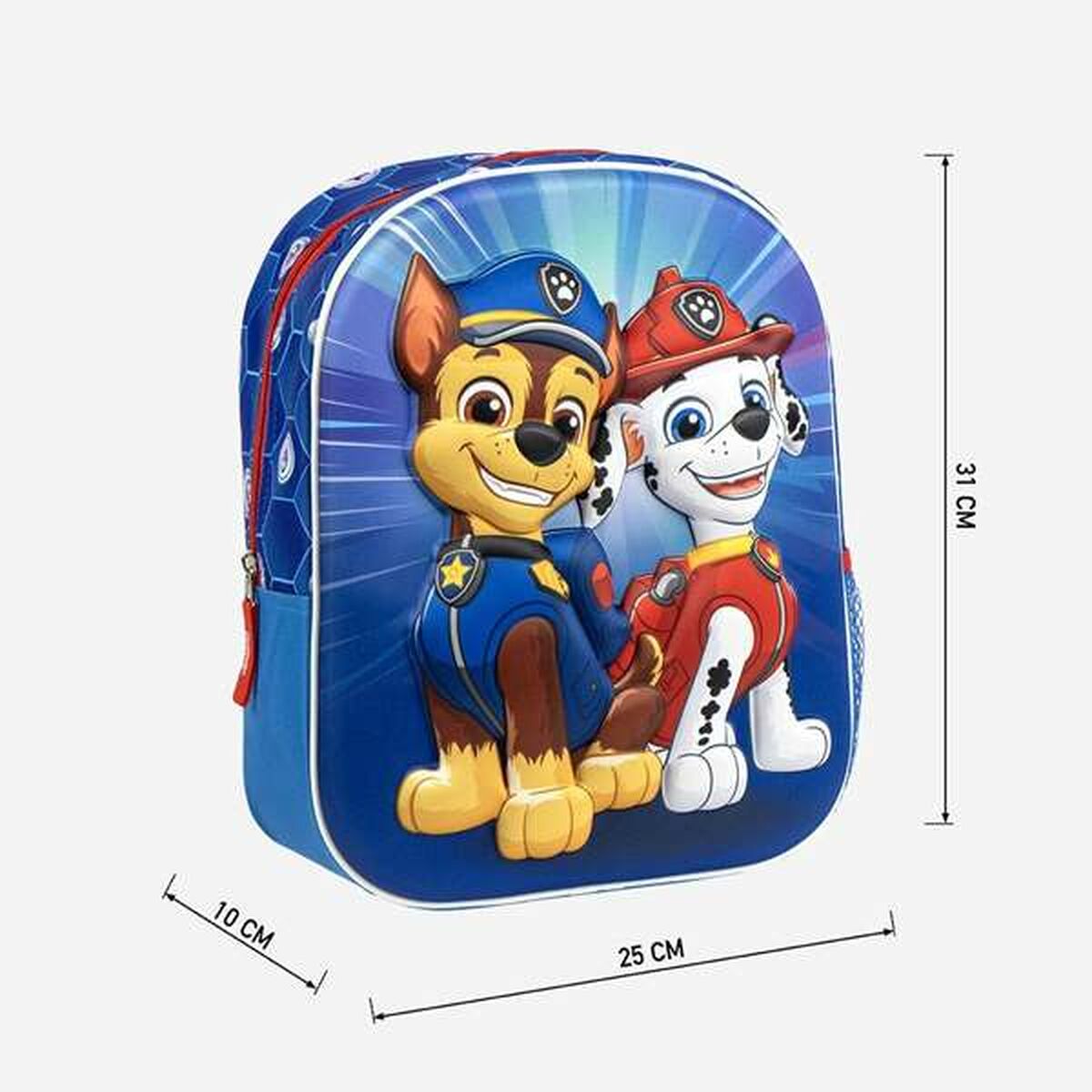 Zaino Scuola The Paw Patrol Azzurro 25,0 x 31,0 x 10,0 cm - Image 5