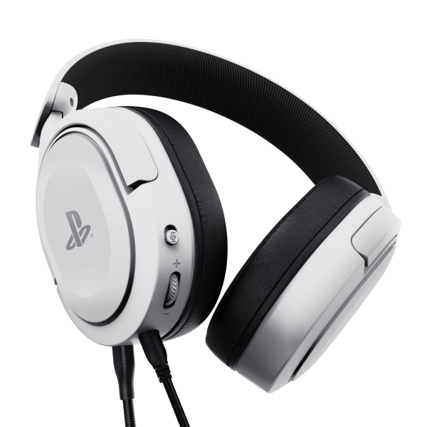 Auricolari con Microfono Trust GXT 498 Forta Bianco Nero - Image 3