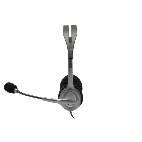 Auricolari con Microfono Logitech LGT-H110 Grigio - Image 3
