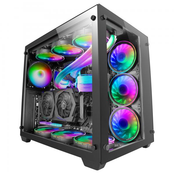 Case computer desktop ATX Mars Gaming MCV3 Nero