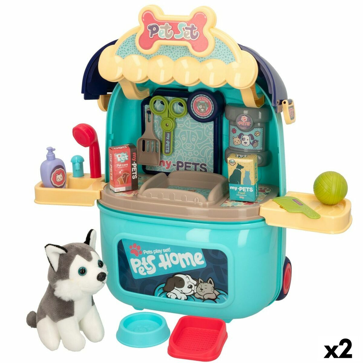 Animale di Peluche GoGo Friends 46 x 42,5 x 23 cm (2 Unità )