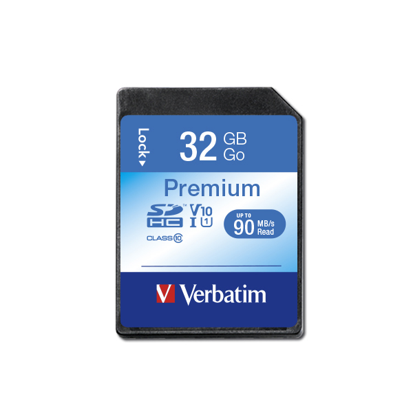 Scheda Di Memoria SD Verbatim PREMIUM SDHC C10/U1 32 GB
